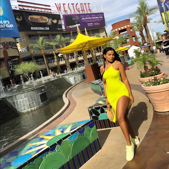 Dresses & Skirts - Neon Yellow Dress